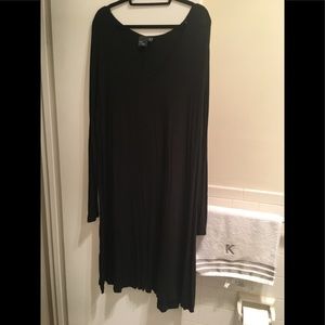 ASOS curve v neck long sleeve dress